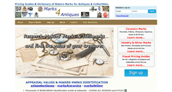 Desktop Screenshot of marks4antiques.com